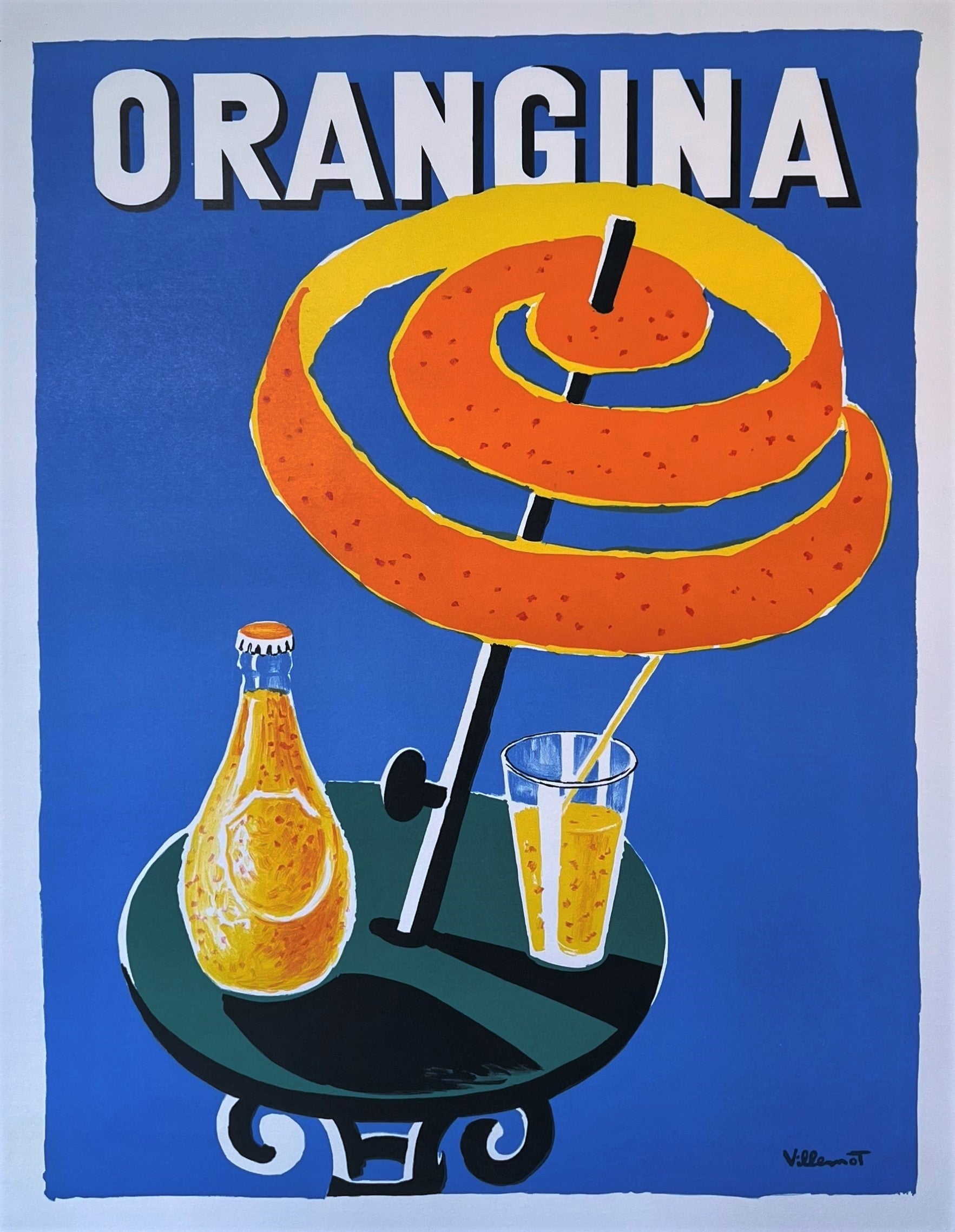 Orangina by Villemot - Authentic Vintage Posters