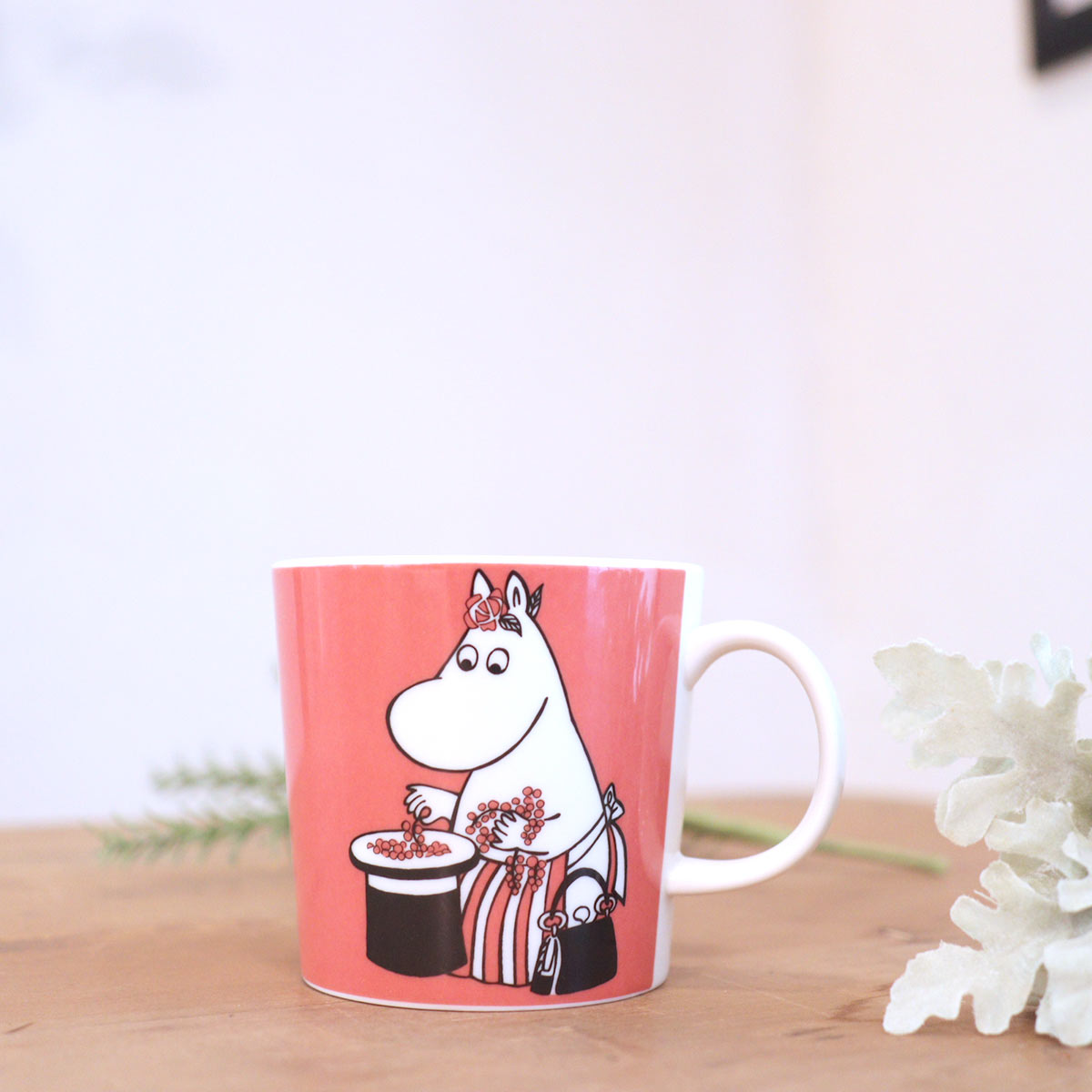 アラビア / ARABIA ムーミン 「ムーミンママ」マグカップ 廃盤 中古 赤