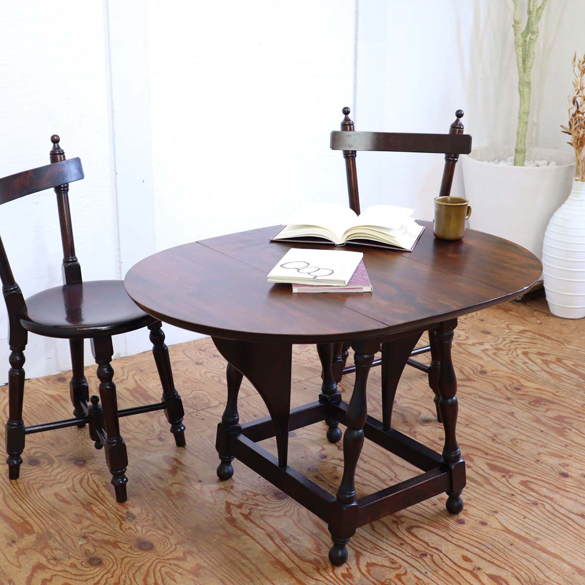 松本民芸家具 南京小椅子 スツール チェア 【2】 中古 民藝 小さい 木