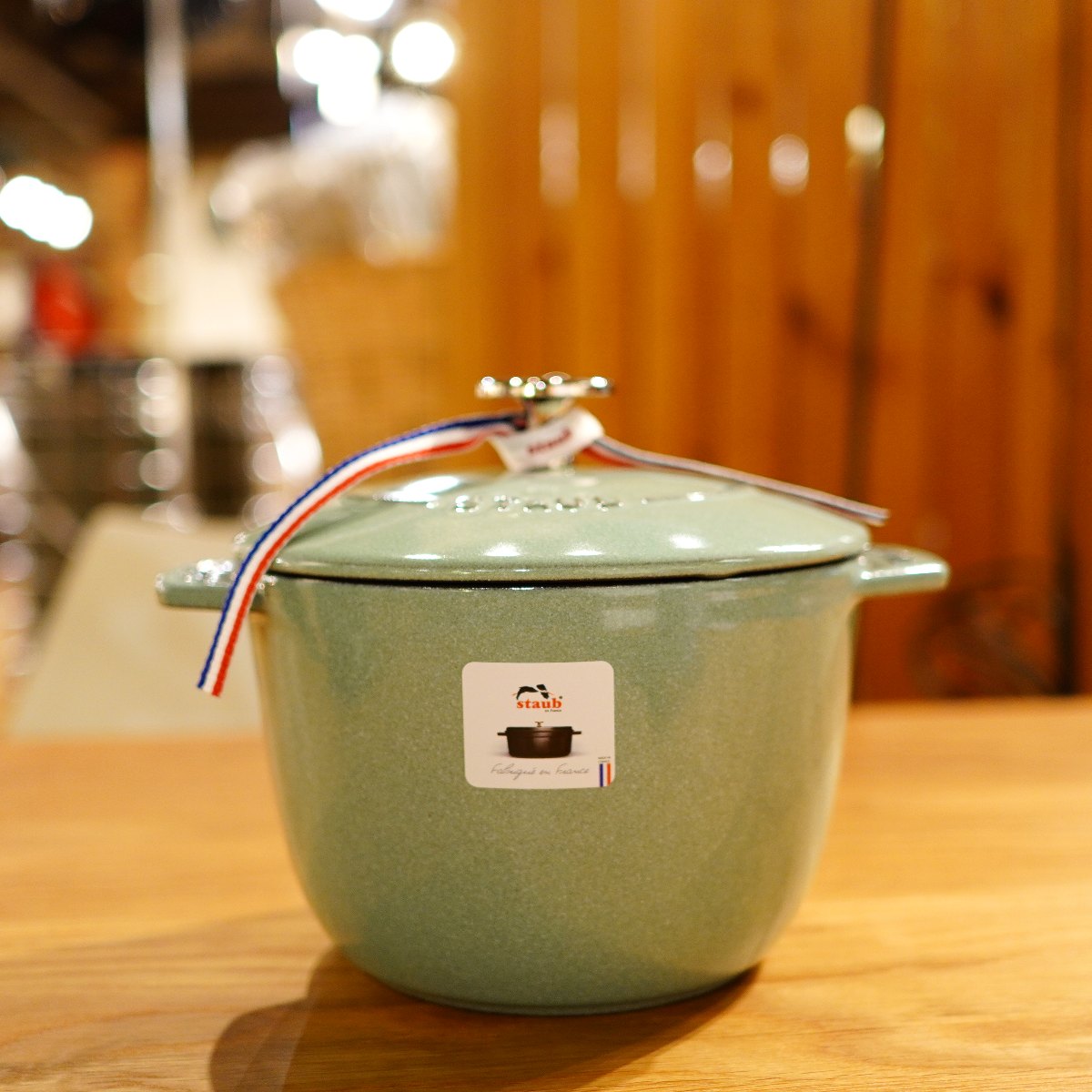 STAUB ラ・ココットde GOHAN 16cm セージグリーン staub ストウブ