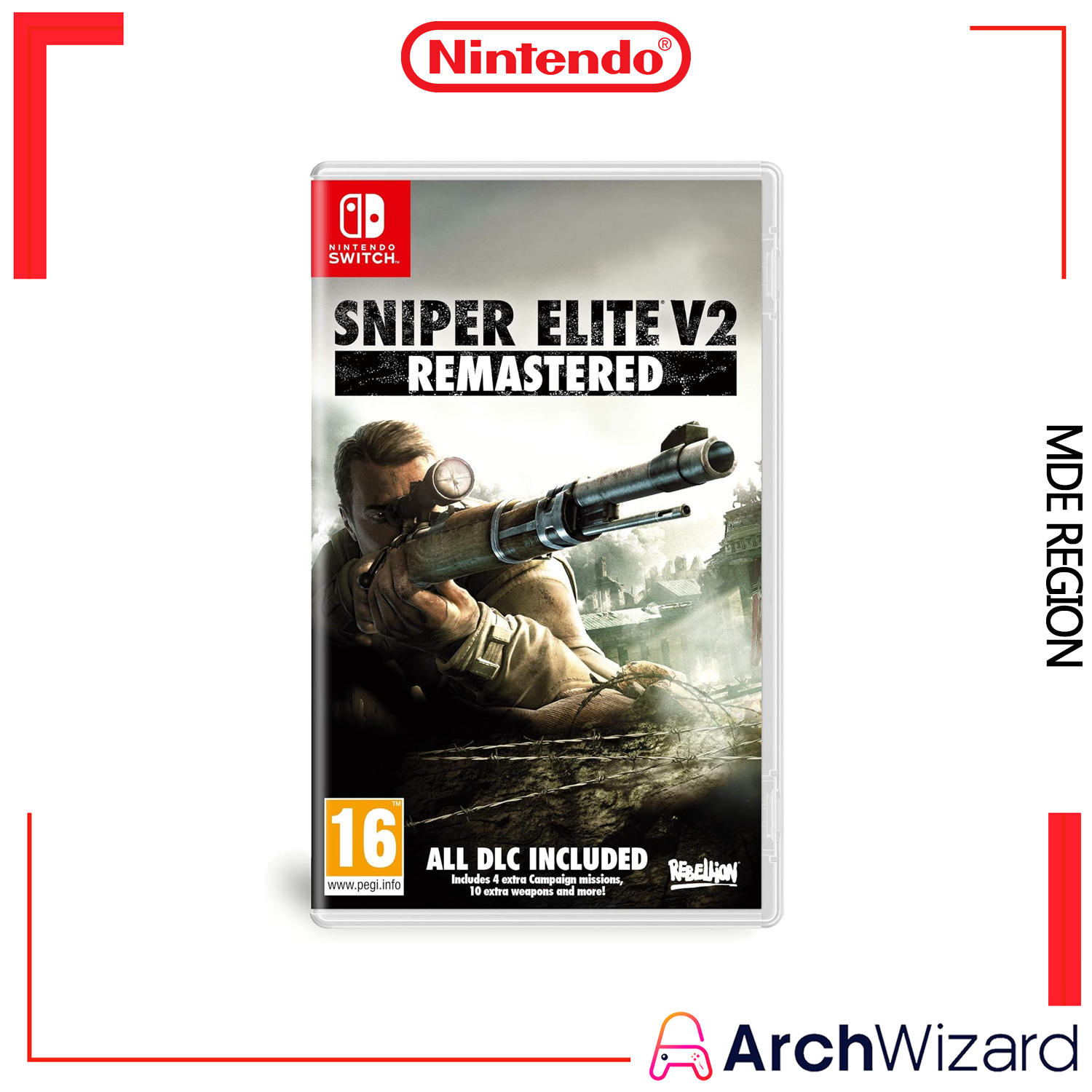 Sniper Elite V2 Remastered (Nintendo Switch Game) – ArchWizard