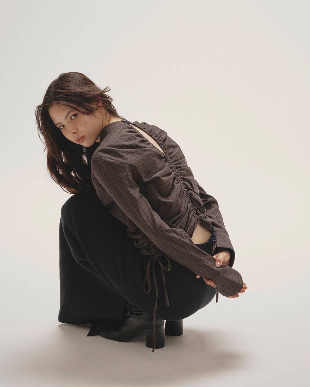 TODAYFUL / Checkgather Compact Blouse – OwO