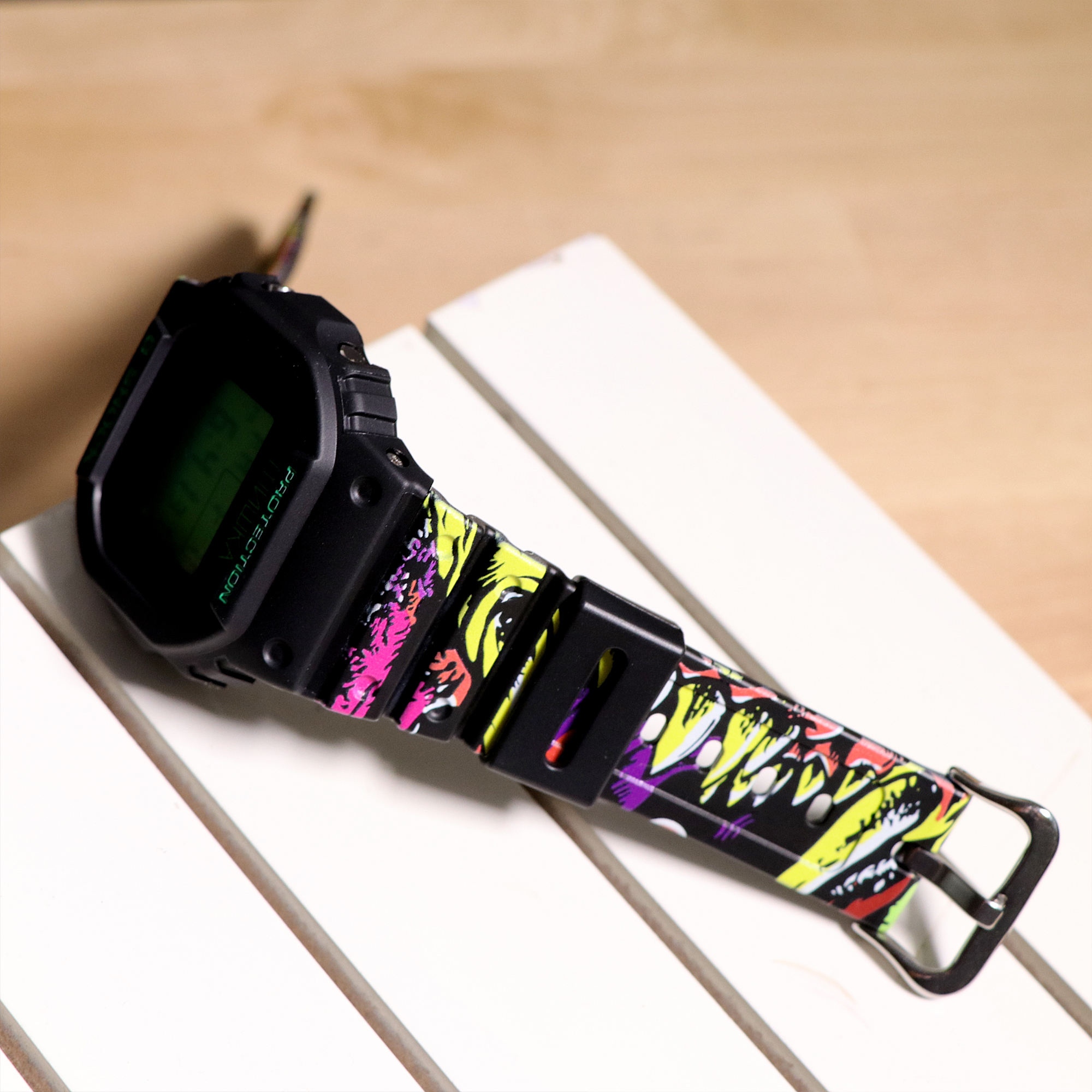 G-Shock DW-5600 Mishka Street Custom Design and assembled Digital