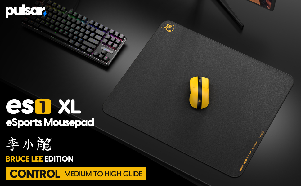 Pulsar ES1 (Bruce Lee Edition) Esports Gaming Mousepad – Respawn