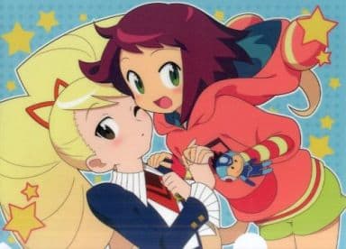 【未開封】流星のロックマン3 クリアポスター ミソラ＆ルナ ④流星のロックマン3 クリアポスター ミソラ&ルナ 流星3のイベントで