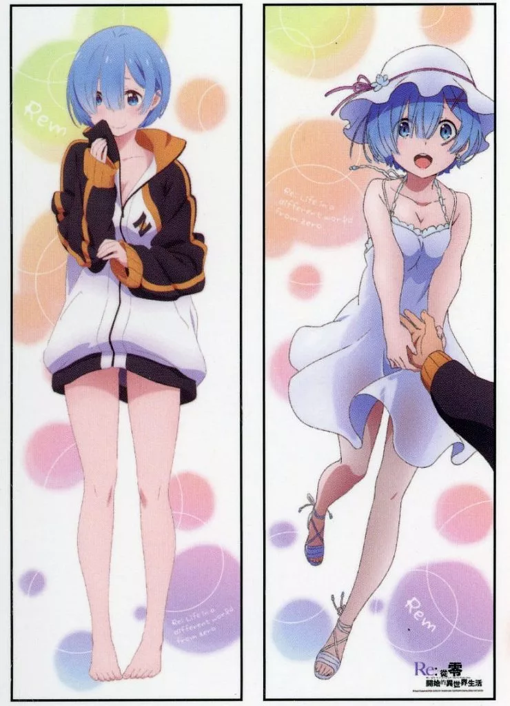 Re:ゼロから始める異世界生活 レム 掛け布団カバー リゼロ 美少女 アニメ Re:ゼロから始める異世界生活]掛け布団カバー（エミリア＆レム）