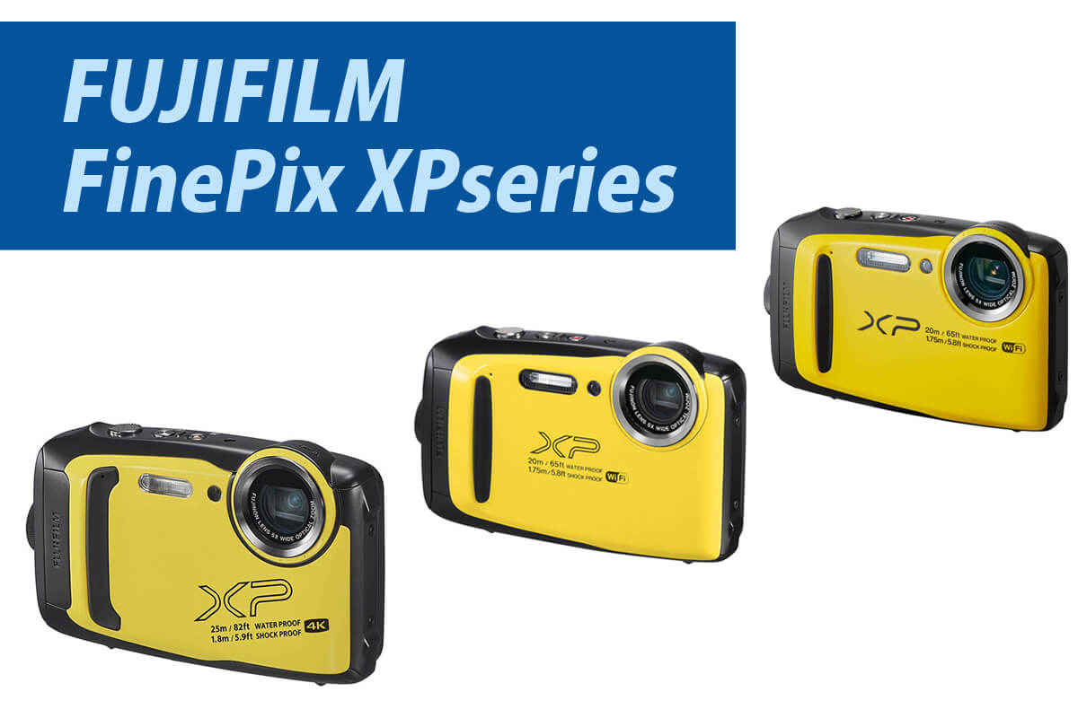 FUJIFILMの防水カメラFinePix XP140,XP130,XP120の違いを比較！新旧各