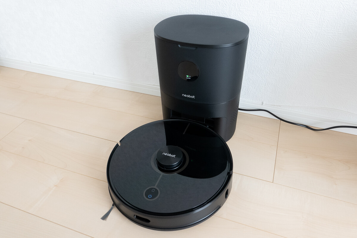Neabot NoMo N2」を実際に使用してレビュー。自動ゴミ捨て・水拭き