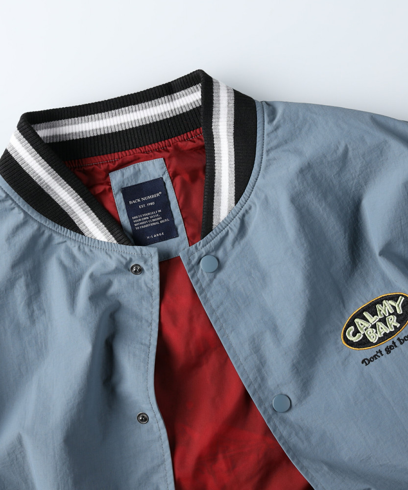 刺繍スタジャン(M ブルー): ジャケット/アウター｜Right-on公式