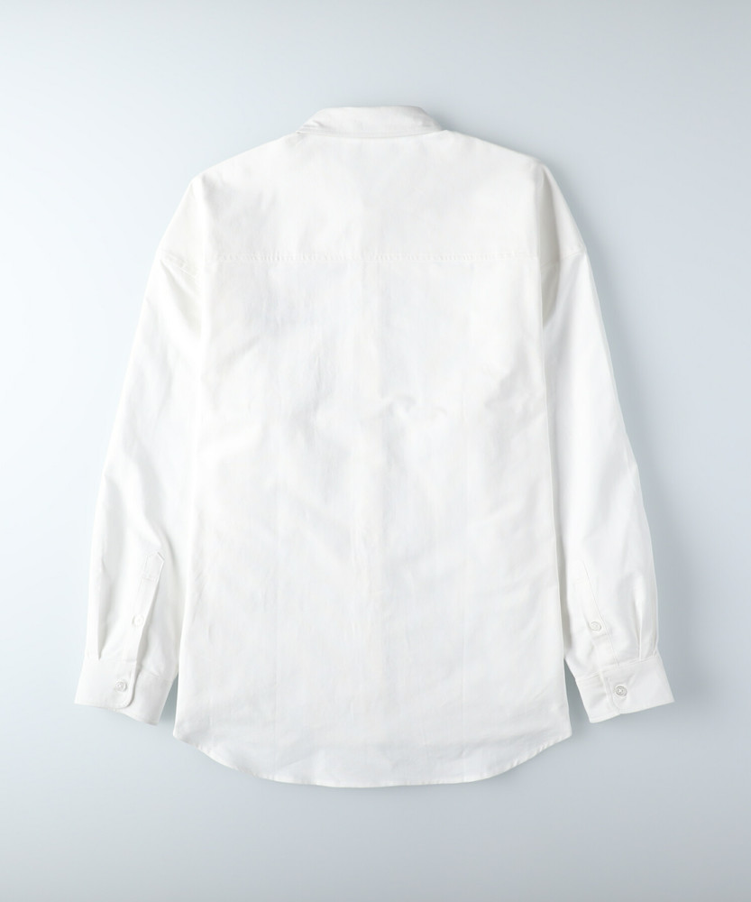 ワンポイント刺繍シャツ(M ホワイト): トップス｜Right-on公式