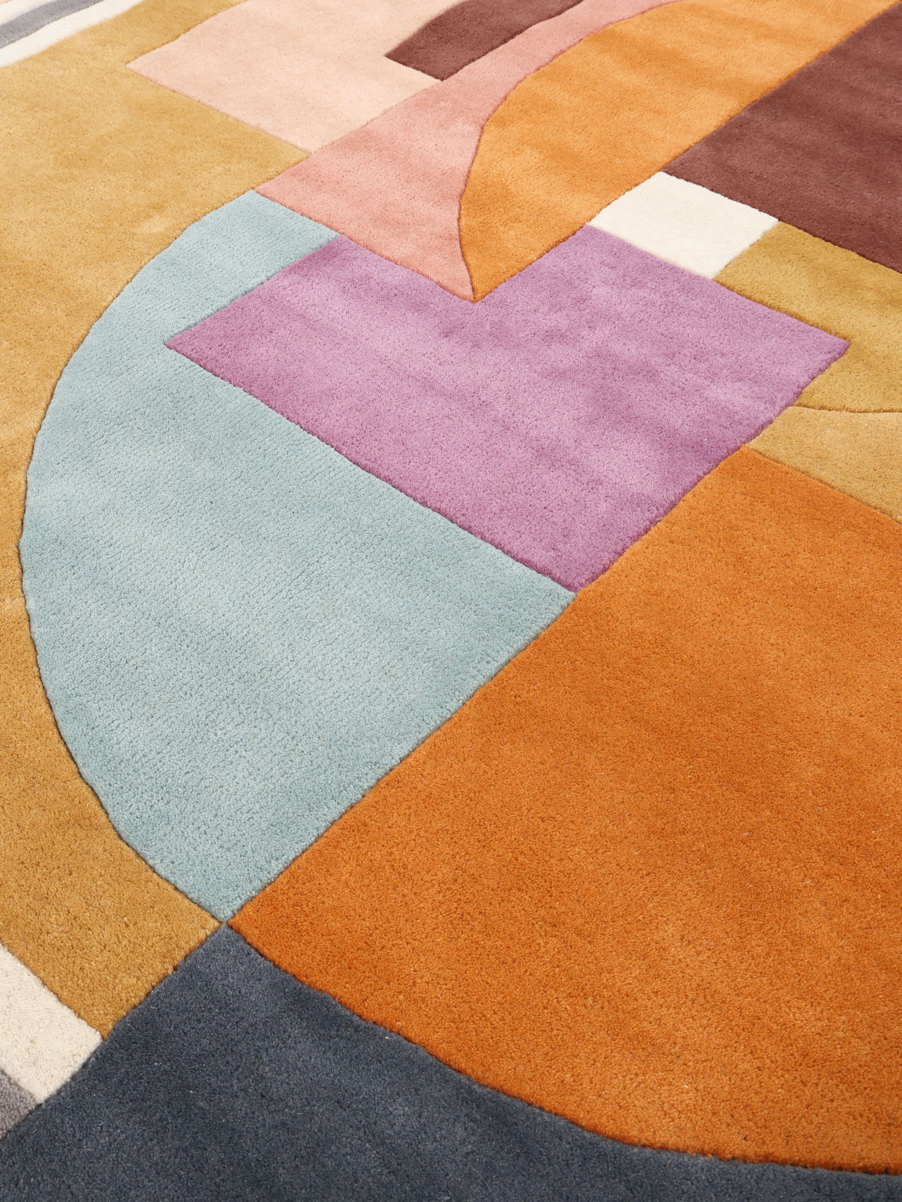 Rugvista premium - Arty - Multicolor 160 x 230 cm Wool Rug - Rugvista