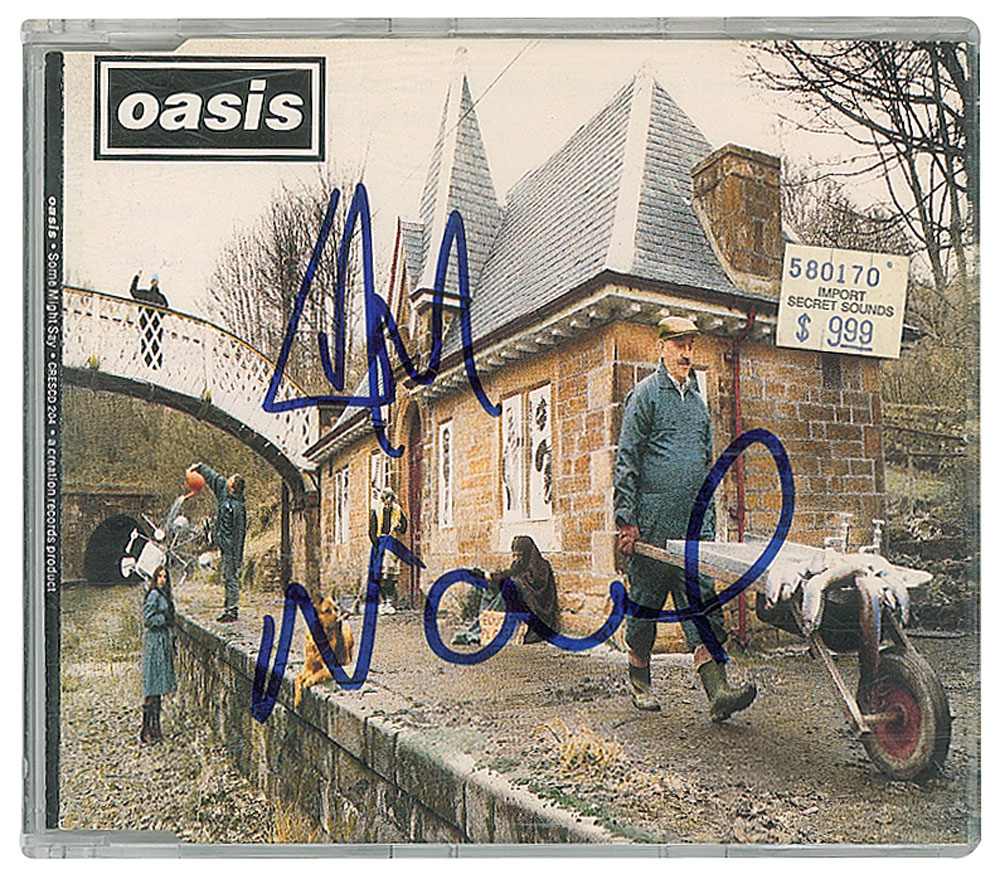 Oasis: Noel and Liam Gallagher Signed CD | RR Auction