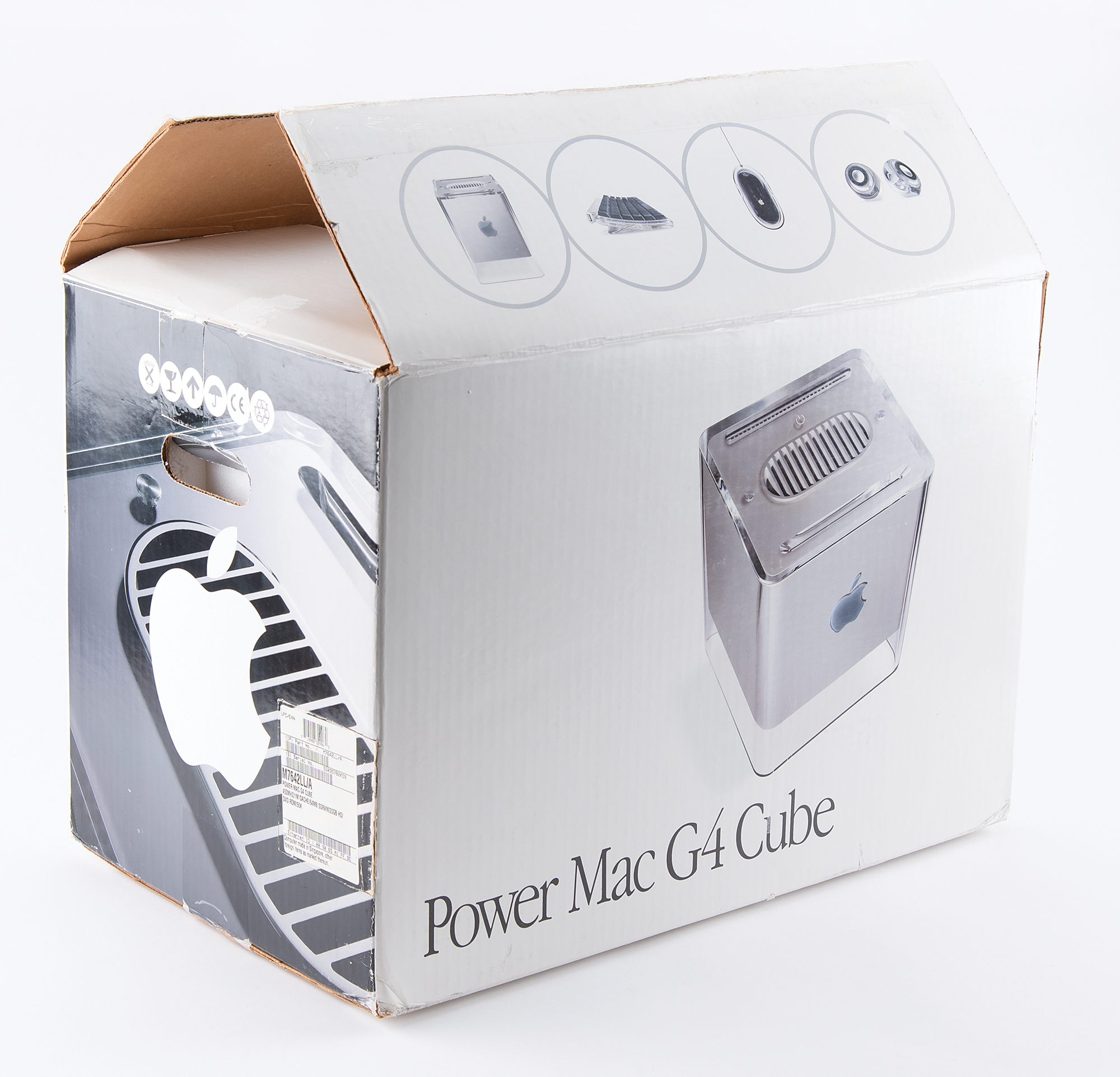 Apple Power Mac G4 Cube Desktop Computer and Apple Studio Display