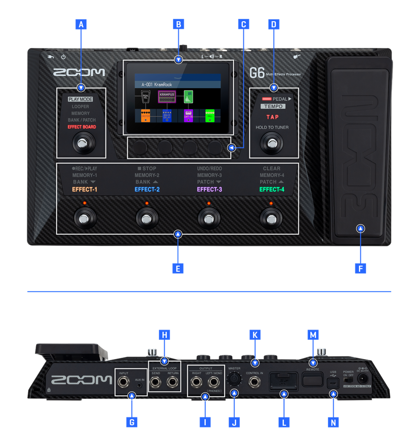 Zoom G6 - Volt Music Store