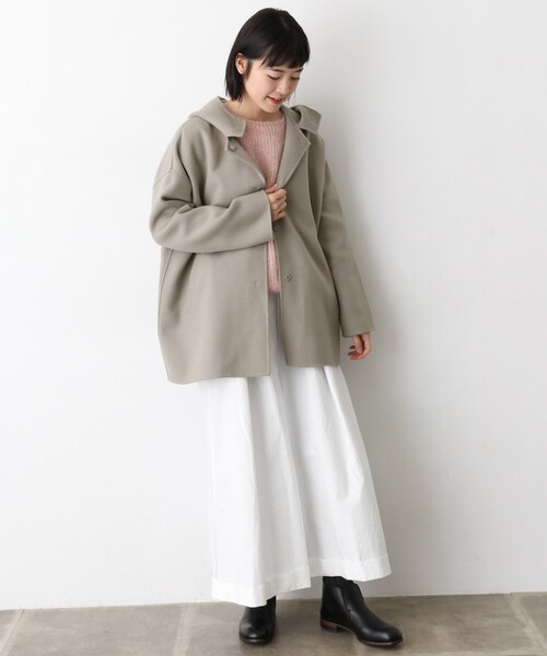 かぐれ（カグレ）の「ウールフードショートコート（）」 - WEAR