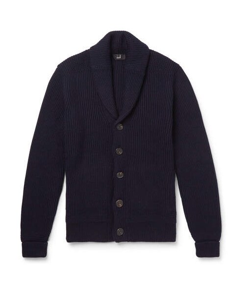 dunhill（ダンヒル）の「Dunhill Shawl-Collar Ribbed Merino Wool