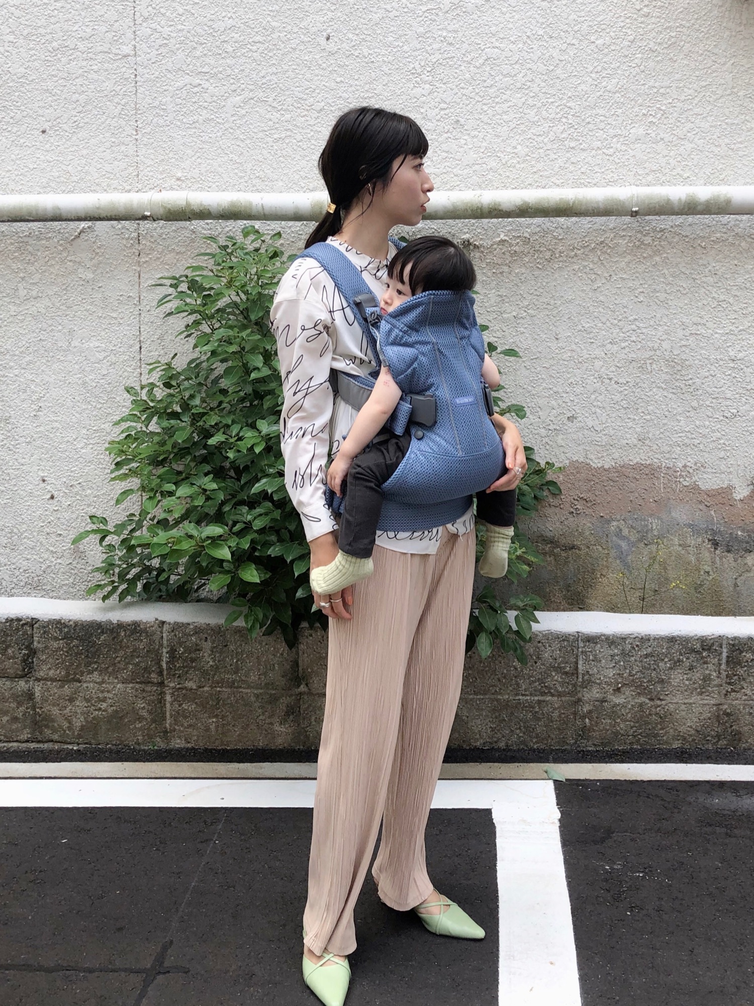 VERMEIL par iena（ヴェルメイユパーイエナ）の「線描きプリントバンド