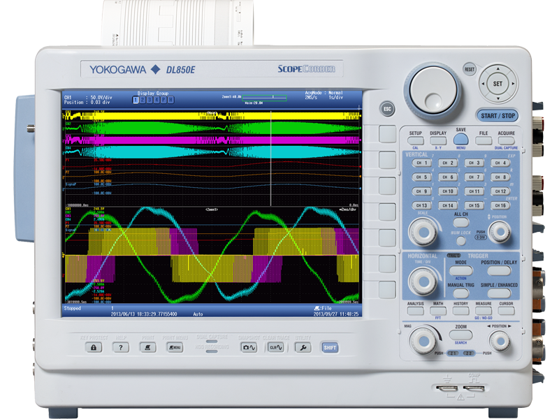 DL850E/DL850EV ScopeCorder | Yokogawa Test&Measurement Corporation