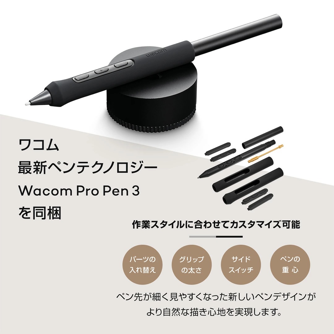 WACOM ワコム Intuos Pro Small [PTK470K0C] ペンタブレット｜ツクモ
