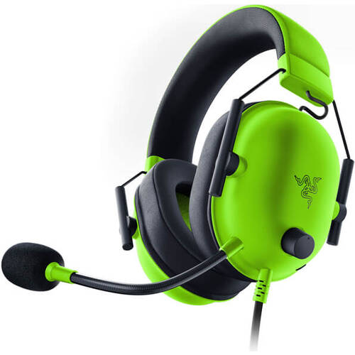 Razer レイザー BlackShark V2 X - Green Edition ゲーミングヘッド