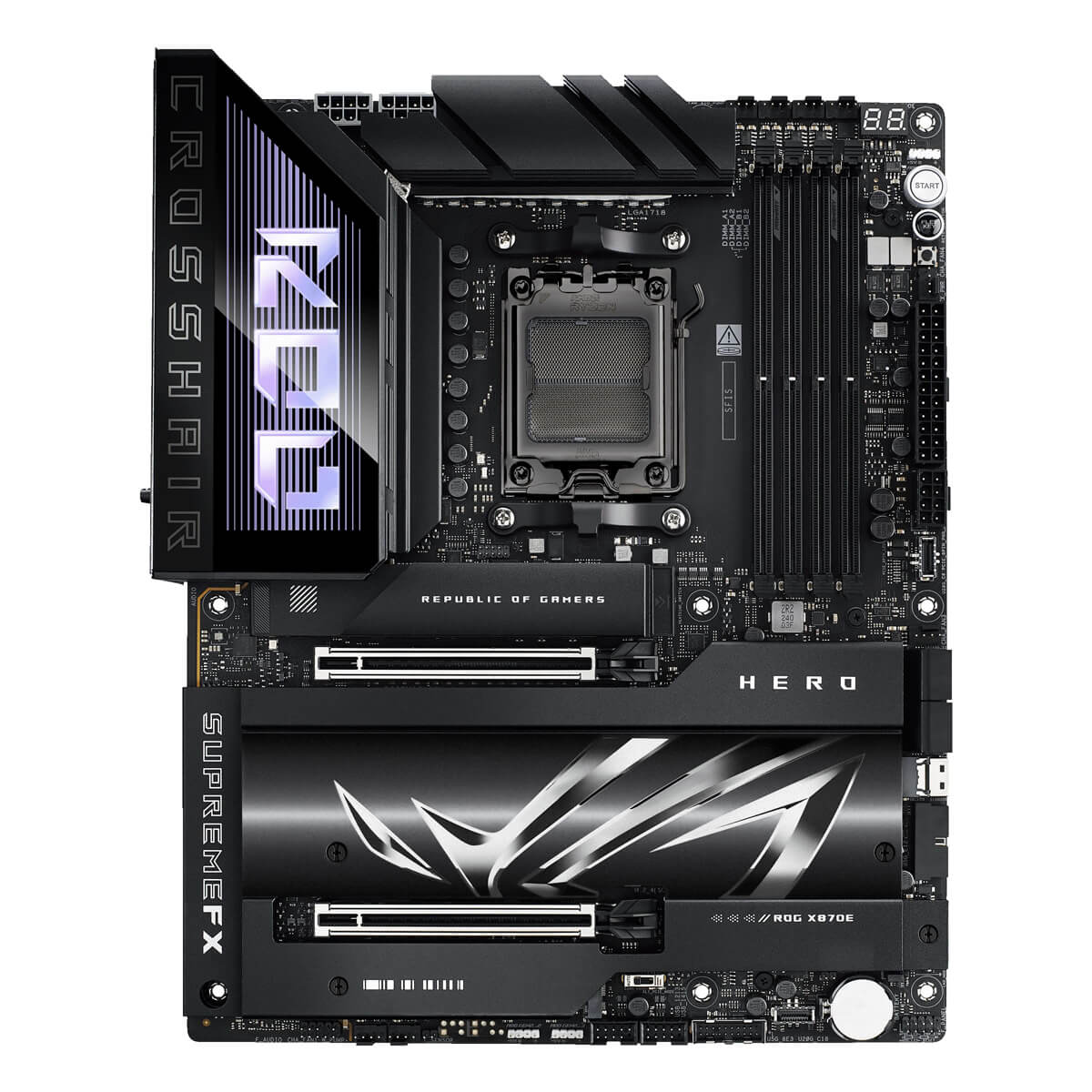 ASUS エイスース ROG CROSSHAIR X870E HERO｜ツクモ公式通販サイト