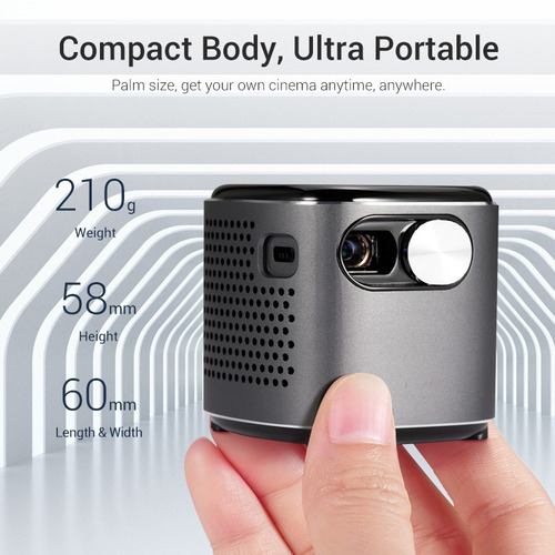 エムラボ mlabs MSP05 CUBIC Mobile Smart Projector モバイルスマート