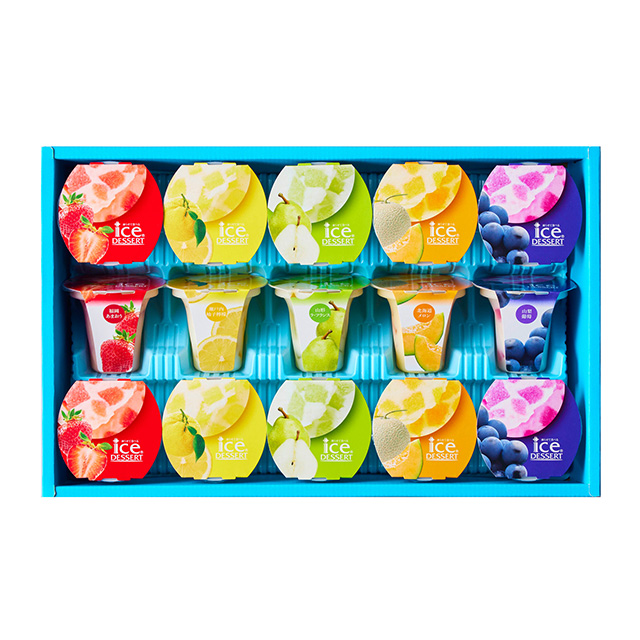 ひととえ[Hitotoe]の凍らせて食べるアイスデザート 国産フルーツ入り15