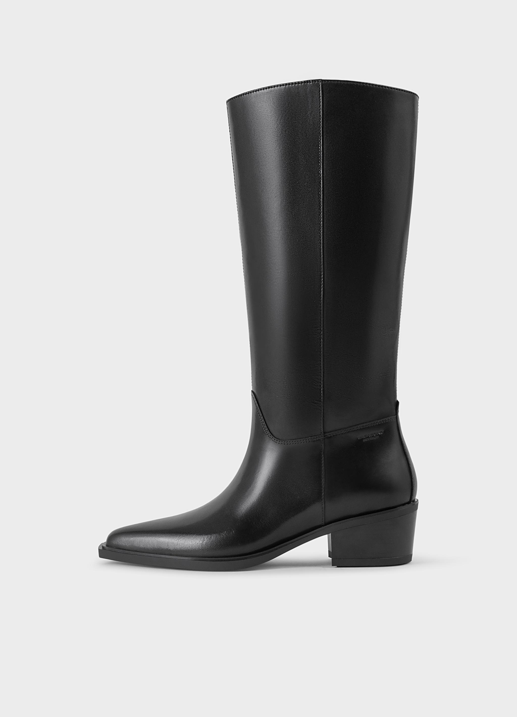 Kelsey tall boots | Tall boots | Black | Leather | Woman | Vagabond