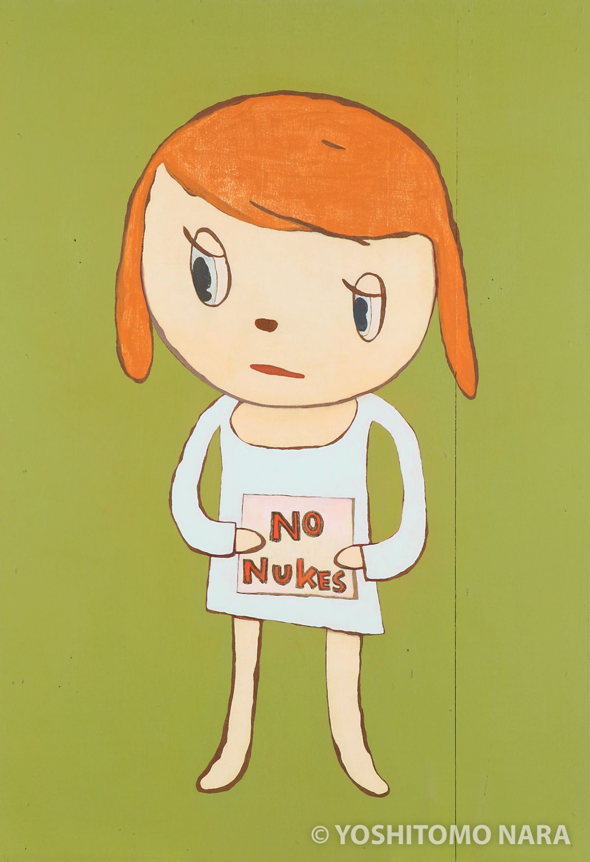 No.YNF5469 - 寝ぼけ眼でNo Nukes 2011 | YOSHITOMO NARA The Works