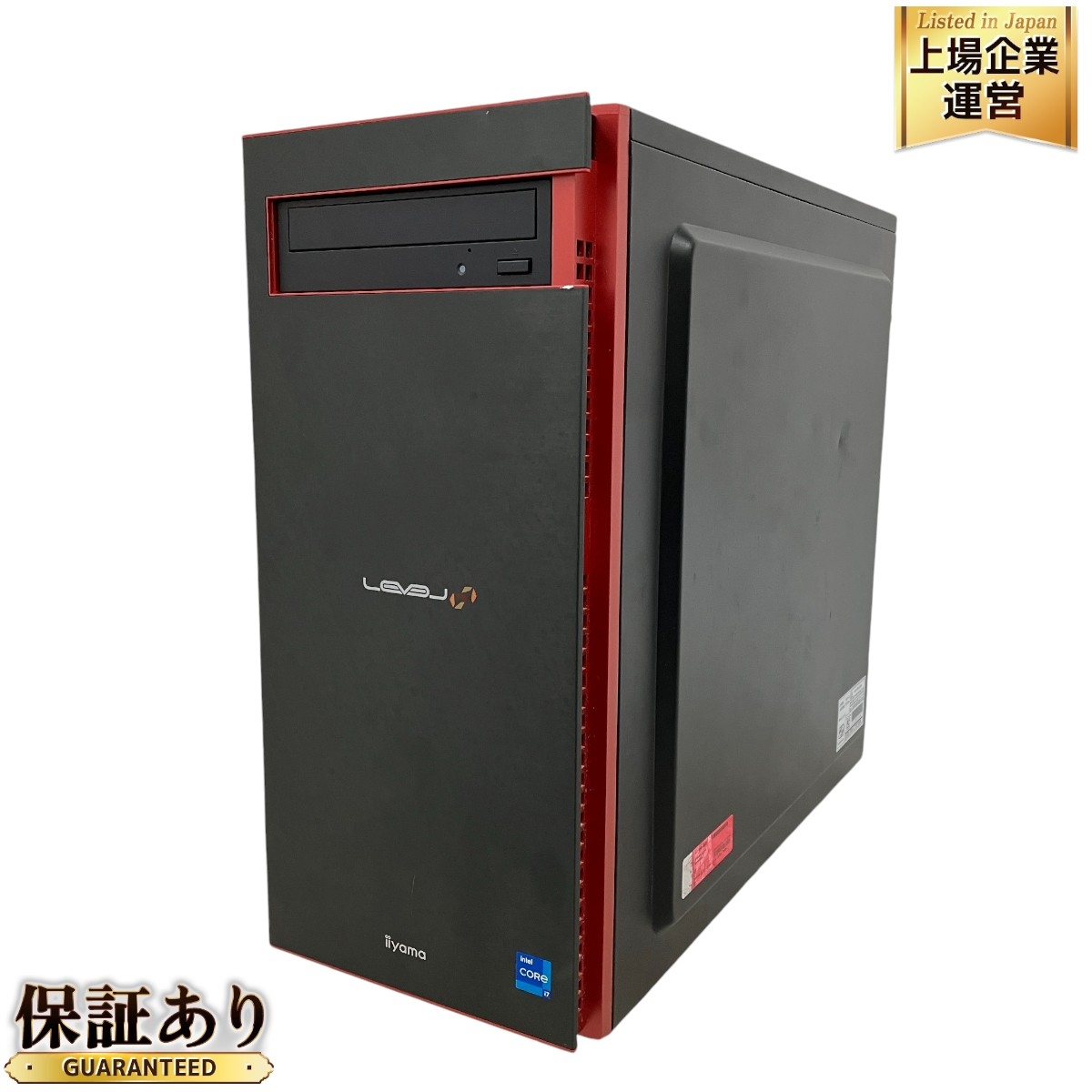 半額セール中】iiyama LEVEL-J ブラック/レッド デスクトップPC 半額