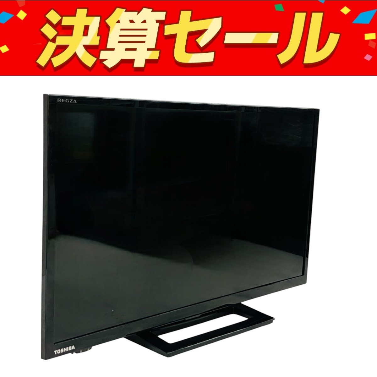 2019年製東芝、32インチ、液晶テレビ 32S22、リモコン付き 32S22 東芝