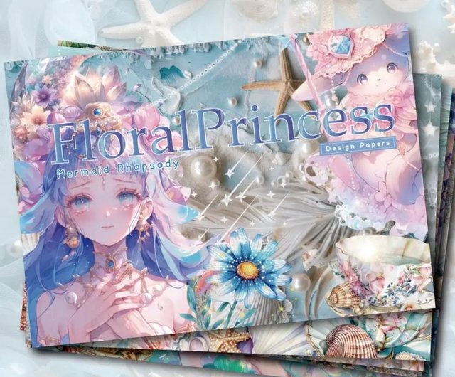 フローラルプリンセスデザインペーパーマーメイドラプソディ nene hope