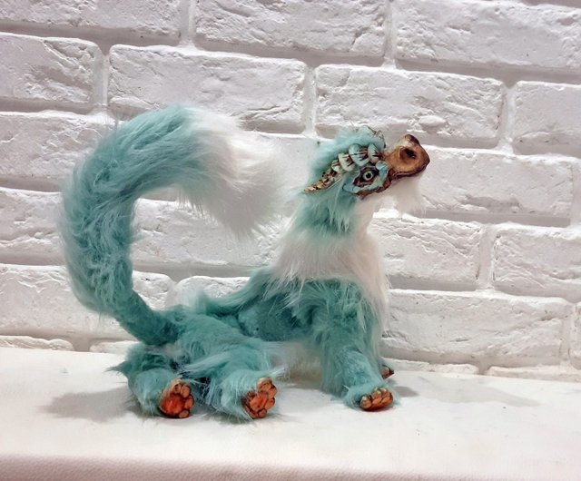 送料無料】ロシア ドラゴンアートドール、OOAKアニマルリアル