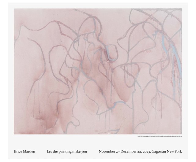 送料無料】台湾 [元の投稿者] Brice Marden | Let the Painting make