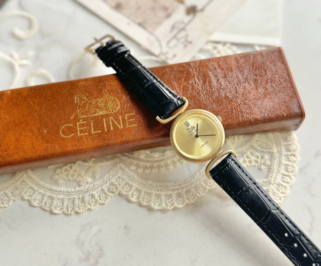 香港 希少なヴィンテージ品 セリーヌ 馬車 手巻き機械式時計 ユニ
