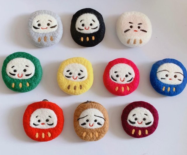 台湾 だるま 福の神 スマートキーケース ネックストラップ・ハンド