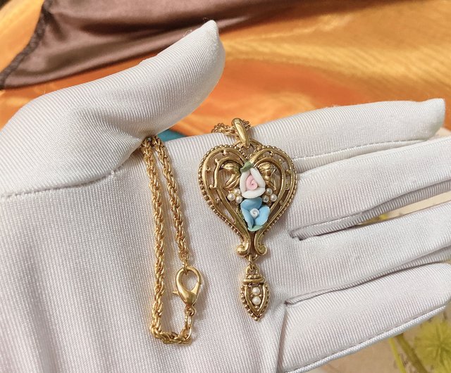 台湾 【西洋アンティークアクセサリー】1928 ヴィクトリア調 ドロップ