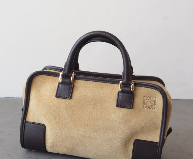 LOEWE ロエベ アマソナ 23 2WAY ミニ ボストン バッグ スエード