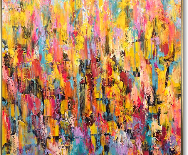 送料無料】スペイン ダイナミックな抽象化、雰囲気のあるアート、豊か