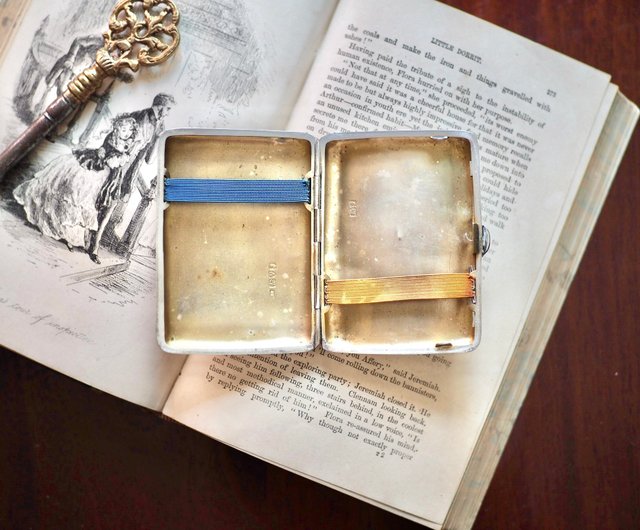 台湾 英国の100年前のアンティークスターリングシルバー手巻き