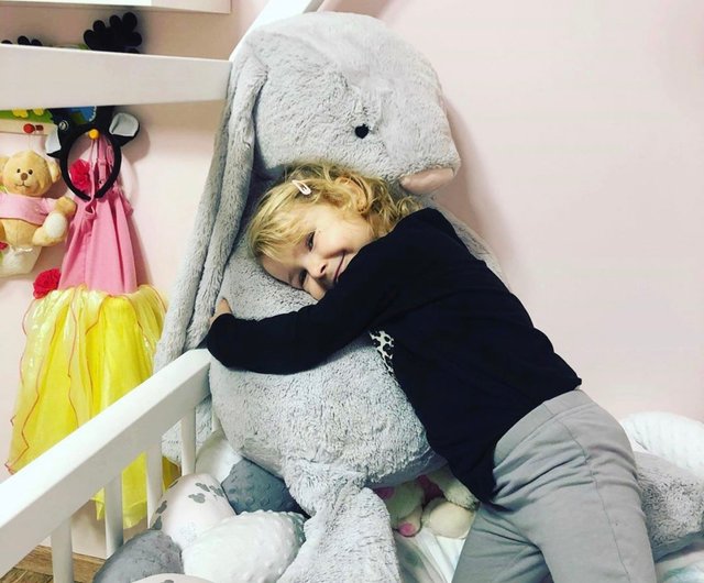 Taiwan Jellycat Bashful Silver Bunny 108cm Jellycat - Pinkoi