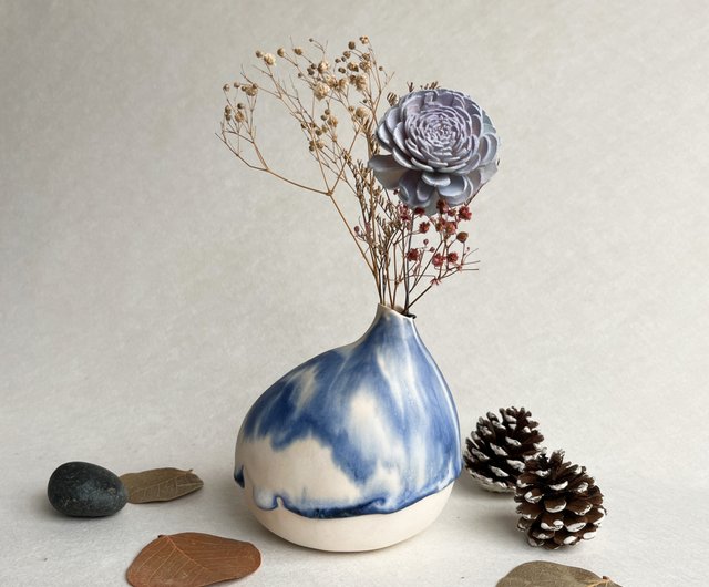 送料無料】台湾 花入 花瓶 陶芸 手作り陶器 ツーもち-陶磁器 - Pinkoi