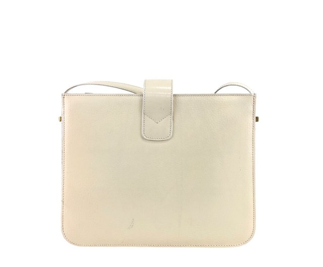 日本直送 名牌中古包 】CELINE セリーヌ ロゴサークル エナメルレザー