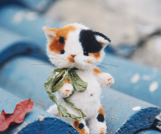 中難易度シリーズ】三毛猫人形/DIY素材パック オリジナルぬいぐるみ