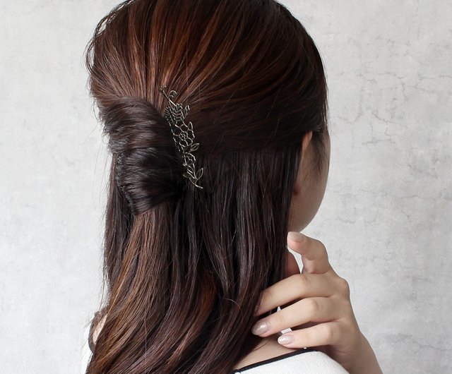 KANZASHI コーム 【Tiara comb / Botanical】 三代目板金屋 | ヘア