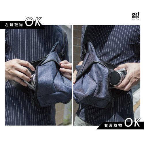 台湾 ORIBAGU折り紙バッグ ボディバッグ デニムオオカミ ORIBAGU - Pinkoi