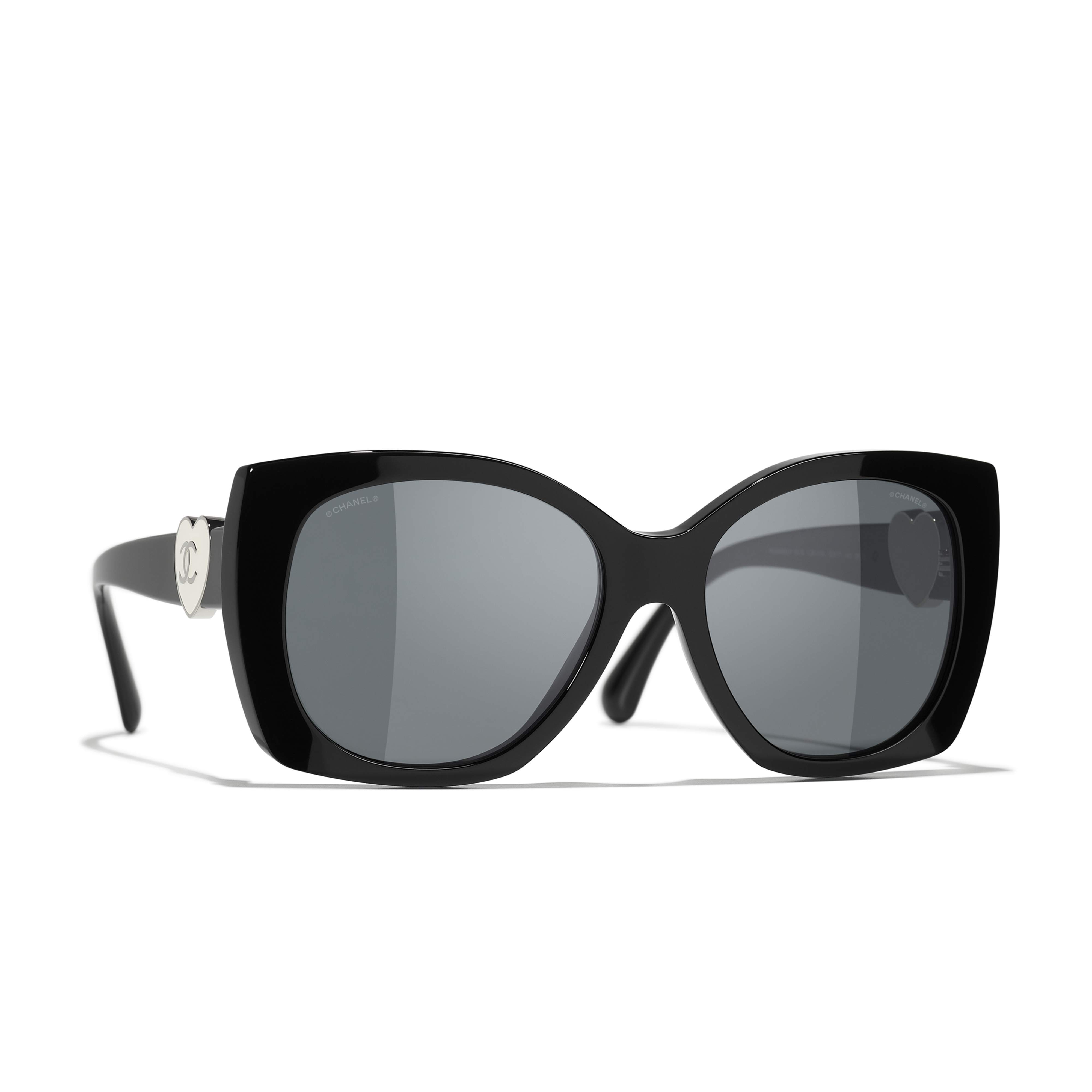 Sunglasses CHANEL CH5519 C501/S4 55-17 Black in stock