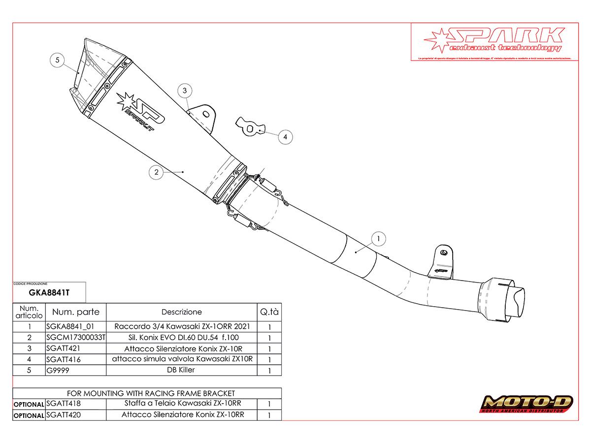Spark Kawasaki Ninja ZX-10R 