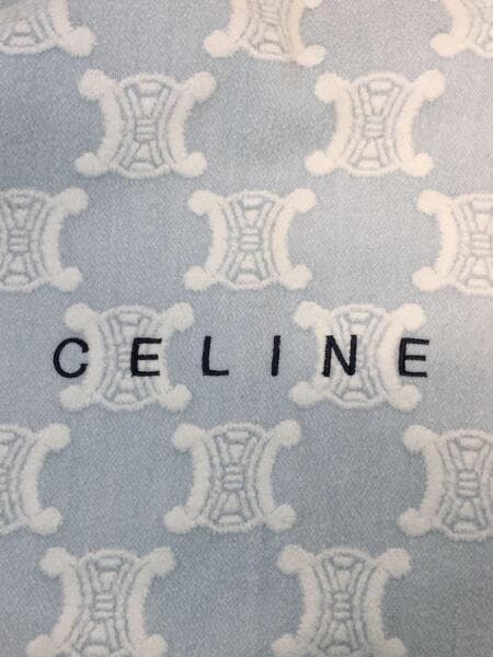 CELINE(セリーヌ) / ブランケット/ひざ掛け/コットン/ブルー | 中古品