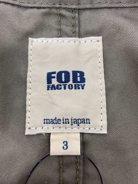 FOB FACTORY カーキオーバーオール FOB FACTORY ミリタリー